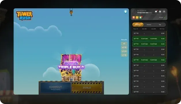 Dreifach-Bau bei Tower Rush